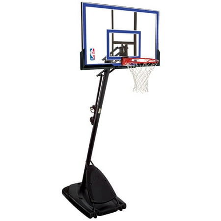 Spalding 66355 NBA Acrylic 50 Inch ExactaHeight Portable Basketball System