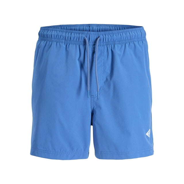 JACK&JONES Traje de baño hombre - JPSTMAUI JJSWIM SOLID AKM SN, bañador Azul/Verde M (Medium)