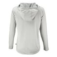 thumbnail image 3 of Women's Cutter & Buck Gray Pittsburgh Steelers Coastline Epic Comfort Eco Recycled Long Sleeve Hoodie T-Shirt, 3 of 3