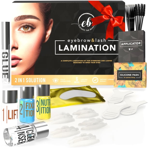 El kit de laminación de cejas y pestañas eleva la belleza