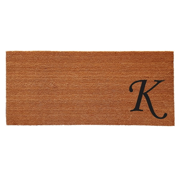 Urban Chic Monogram Doormat (Letter K)