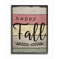 thumbnail image 2 of The Stupell Home Decor Collection Happy Fall Distressed Wood Leaves Framed Giclee Texturized Art, 11 x 1.5 x 14, 2 of 4