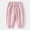 Pink, variant on ITSAME Girls Casual Sweatpants, Cotton Bow Elastic Waist Tapered Pants with Pockets Pink 7T