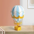 thumbnail image 3 of Novedad colección de globos aerostáticos adornos artesanales colgantes creativos para el hogar fiesta Favor sala de estar decoración de la boda Azul Gloria Globo aerostático, 3 of 7