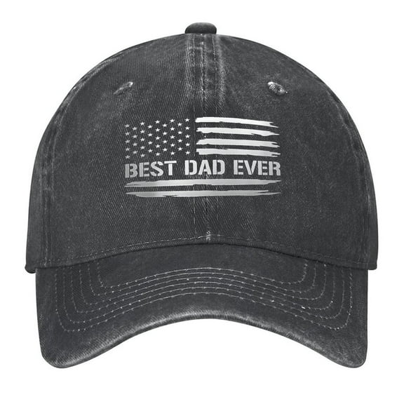 Fathers Day Birthday Gifts for Dad from Daughter Son Kids Wife, Mens Birthday Gift Ideas Print Vintage Wash Dad Hat Adjustable Curved Brim Baseball Cap,Made In USA,Casual Outdoor Sports Fishing Cap f