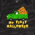 thumbnail image 4 of Inktastic My First Halloween Truck with Ghost and Pumkpins Boys or Girls Baby Bodysuit, 4 of 5