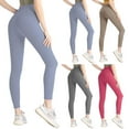thumbnail image 5 of ZenCart Women Yoga Pants High Waist Tummy Control Butt-lifted Skinny Elastic Skinny Compression Jogging Exercise Lady Sports Trousers Sweatpants for Yoga Gym Dance Studio, 5 of 8