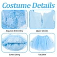 thumbnail image 5 of Girls Princess Dress up Trunk Set, Pretend Play Costume for Kids 3-12 Years Birthday Gift, 5 of 6