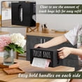 thumbnail image 6 of Trash Bag Dispenser, Wooden Garbage Bag Holder, Fits Most Standard Sizes, Wall Mount or Countertop, Kitchen Storage & Organization, 6 of 7