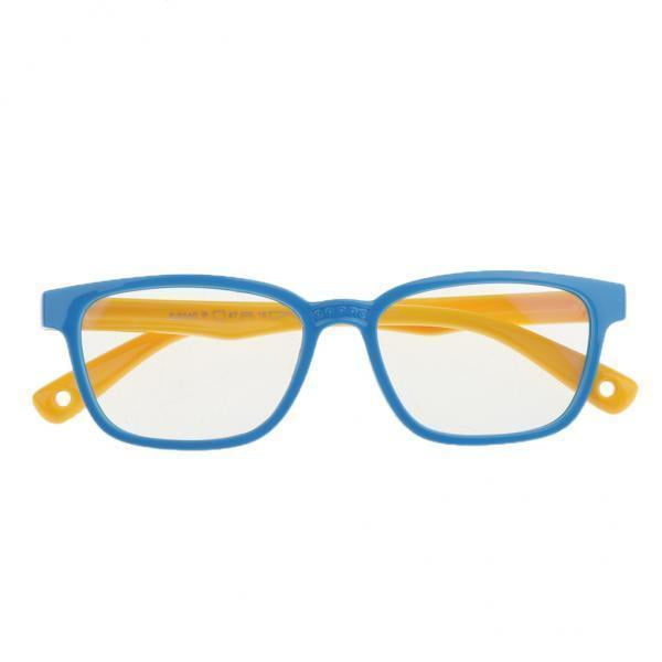 Gafas para niños Baoblaze Paquete de 5 con marco de silicona suave azul + amarillo