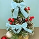 thumbnail image 3 of Cinta de terciopelo navideña para envolver adornos de árbol de Navidad, 1 pulgada de ancho, 10 yardas en total, tejido fino para invitaciones de boda, 3 of 5