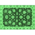 thumbnail image 1 of Ahgly Company Indoor Rectangle Oriental Emerald Green Traditional Area Rugs, 7' x 10', 1 of 4