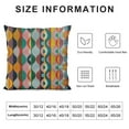 thumbnail image 5 of Nawypu  Mid Century Throw Pillow Cushion Cover, Simple Colored Drop Shapes Abstract Symmetrical Grid Greyscale Background, Decorative Square Accent Pillow Case,, 5 of 5