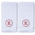 thumbnail image 3 of Monogrammed Hand Towels for Bathroom Kitchen Makeup | Personalized Gift for Wedding-Bridal | Classic Font Custom Luxury Turkish Towel | Spa Collection, Oversized, 16 X 30 Inch, Set of 2, 3 of 3
