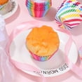 thumbnail image 4 of BRIGHTFUFU Baking Cups Colorful Easy To Muffins Wedding 200Pcs 2.75X2.75X1.18In, 4 of 8