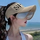 thumbnail image 5 of Sombreros de verano para mujer, sombrero plegable para el sol, visera de flores y perlas, gorra flexible para mujer, béisbol informal al aire libre, negro Rojo Verde Cocina, Decoración y Otros, 5 of 5