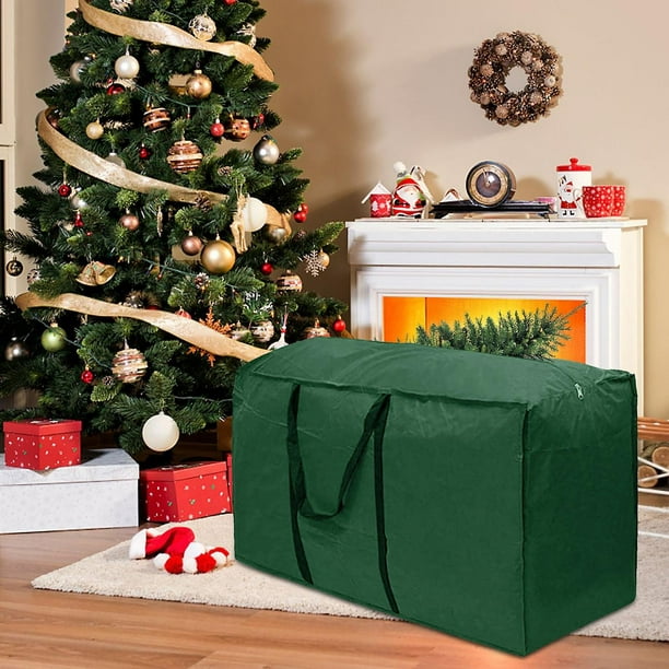 Grand sac de rangement pour sapin de Noël 116 x 47 x 51 cm, avec
