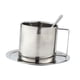 thumbnail image 5 of Juego de cucharas y platos para taza de café de acero inoxidable con aislamiento térmico. ... Juego de 280 ml., 5 of 9