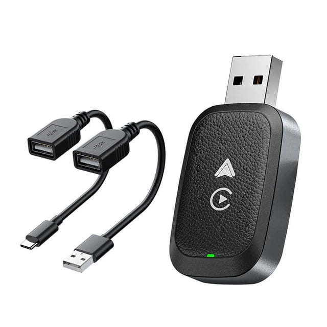 New Wireless Carplay Box + Aduio Aux Two-In-One Auto Converter, Car Wired to Wireless Car Projection Box