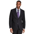 thumbnail image 3 of Nautica Mens Modern fit Two Piece Suit 44 R / 38 Waist Black Solid Stretch, 3 of 6