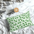 thumbnail image 5 of Pofeuu St Patrick's Day4 Print Polyester Microfiber Plush Pillowcases, Super Soft and Cozy Pillow Case Covers with Envelop Closure（Pillow core not included）-14"x20", 5 of 6
