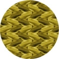 thumbnail image 1 of Ahgly Company Indoor Round Patterned Bee Yellow Area Rugs, 8' Round, 1 of 6
