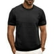 thumbnail image 1 of pstuiky camisetas para hombre, Blusas casuales de cuello redondo y manga corta transpirables de malla con cuello de color sólido para hombre ropa de hombre s, 1 of 6