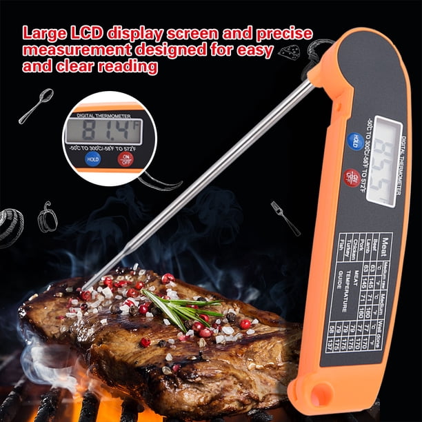 Termómetro digital LCD para alimentos Jadeshay para barbacoa cocina Rango de medición -50 A 300