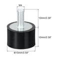 thumbnail image 2 of Uxcell M4 Rubber Vibration Shock Absorption Mount W Thread Stud 0.59" x 0.39", 2 of 6
