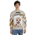thumbnail image 4 of Happy Anniversary Bulldog Celebrates Wedding Love Family Party All Over Print 3D Sweatshirt Unisex Merch Dog Lover Gifts Idea - 01015, 4 of 6