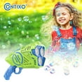 thumbnail image 3 of Contixo Automatic Bubble Gun, Dual Motor Bubble Machine for Kids with 360-Degree Leak-Proof System, Green, 3 of 6