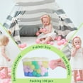 thumbnail image 3 of 100Pcs Ball Pit Balls Thickened Eco-friendly Smooth Reusable Bite-resistant Hand-on Ability PE Material Macaron Color Pit Balls Kindergarten Toy, 3 of 8