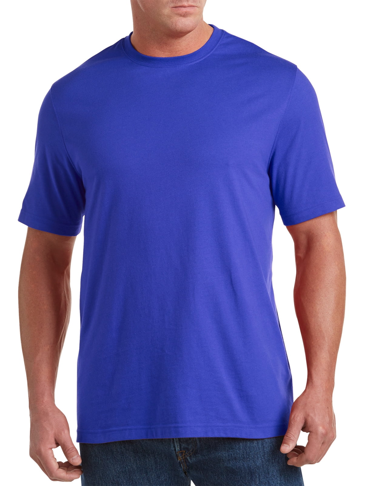 Harbor Bay by DXL Big and Tall Men's Wicking NoPocket Tee Shirt, Royal Blue, 5XL