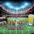 thumbnail image 4 of 7x5FT Football Field Backdrop Sports Stadium Auditorium Light Photography Background Rugby Sports Theme Party Decoration Photo Booths Studio Props, 4 of 6