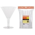 thumbnail image 2 of VeZee's Hanna K. Signature Deluxe Clear 7oz Plastic Martini Cups -20/Pack for Elegant Parties, Weddings, Birthdays & All Occasion:40CT, 2 of 4