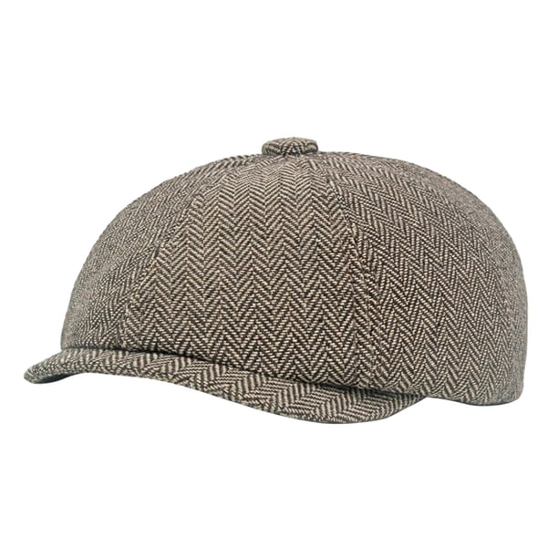 Boina para hombre, primavera, vendedor de periódicos, moda de invierno, estilo británico, informal, para golf, pintor. caqui
