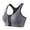 Black, variant on Front Closure Seamless Yoga Bra for Casual Daily Wear Lightweight Support Non Padded Wirefree Pullover Bralette Suitable for Home and Everyday Comfort, XL, Purple