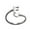 Silver Size W2, variant on Fashion Opening Rings, Gaqring Adjustable Stainless Steel 26 Letter Jewelry, Alloy Size Customizable Rings for Party Date Engagement Gift
