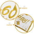 thumbnail image 3 of OULII 40Pack Bathroom Napkins For Guests White Paper Disposable High Absorbency Towels For Events, 3 of 6