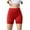 Red, variant on Diufon Girls Bike Shorts for Under Dress Soft Cotton High Waisted Shorts Kids Athletic Workout Yoga Shorts