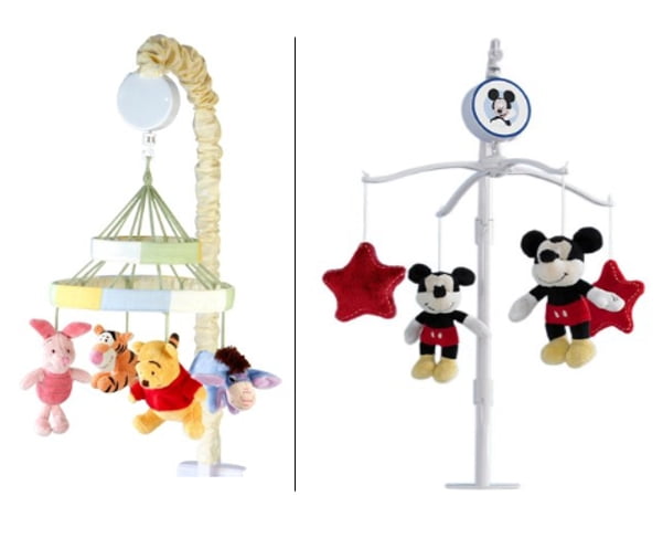 Lambs Ivy Disney Baby Minnie Mouse Pink Gray Musical Crib Mobile Walmart Com Walmart Com