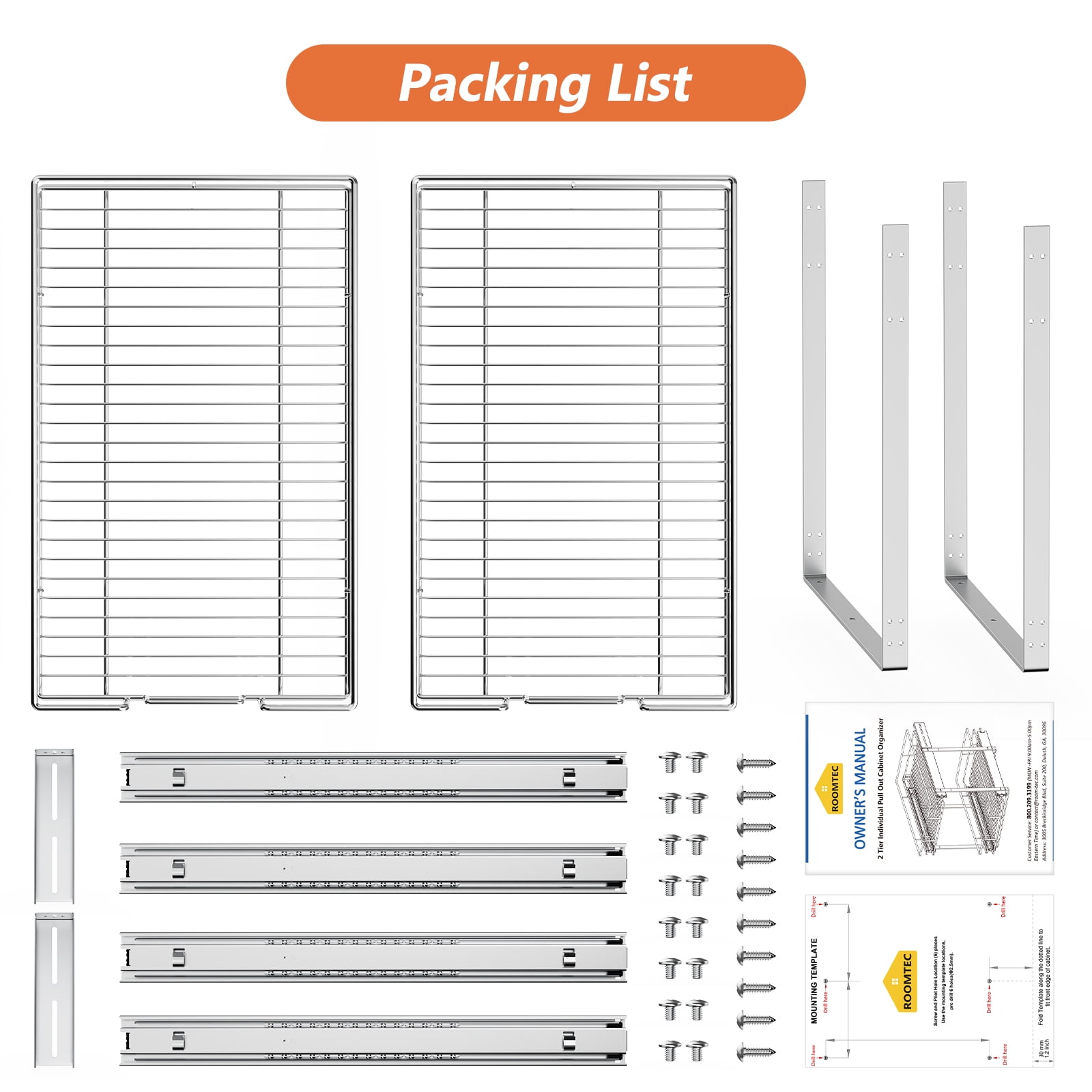 ProII™ Aluminum Adjustable Pull-Out Shelf