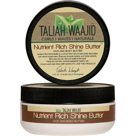 Taliah Waajid Curls, Waves & Naturals Nutrient Rich Shine Butter, 4 oz (Pack of 3)