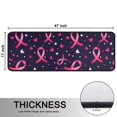 thumbnail image 5 of Kitchen Rugs Sets Of 2,Pink Breast Cancer Anti Fatigue Kitchen Mat Rugs Non Slip Washable,Decorative Kitchen Floor Mats for Kitchen,Sink,Laundry,17"x47"+17"x47", 5 of 5