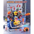 thumbnail image 2 of Kit de construcción de motores Jovow Kids Mechanic Toys con luz y música, 2 of 6