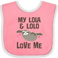 thumbnail image 3 of Inktastic Lola and Lolo Love Me Cute Boys or Girls Baby Bib, 3 of 4