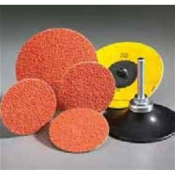 Norton Abrasives Quick Change Disc, CerAlO, 2in, 50G, TR, PK25 66261162320