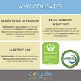thumbnail image 4 of Bassinet/Cradle Mattress by Colgate Mattress | Waterproof & Non-Toxic | GREENGUARD Gold Certified | 15" X 30" X 2" | Rounded Corners, 4 of 10