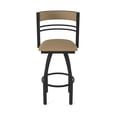 thumbnail image 5 of 860 Hunter 36" Swivel Bar Stool with Black Wrinkle Finish and Canter Sand Seat and Back, 5 of 5