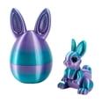 thumbnail image 2 of 3D Printed Easter Eggs with Bunny Inside, 3D Printing Animals Toys for Home Executive Desk Decor Crayon Color 3.3", 2 of 6